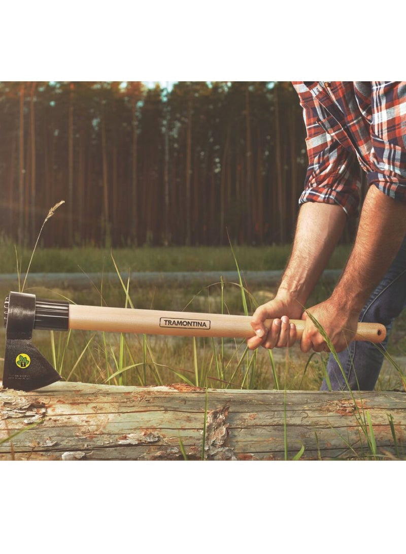 TRAMONTINA Size 2 Welded Axe Round Head with 50cm Wood Handle - Image 4